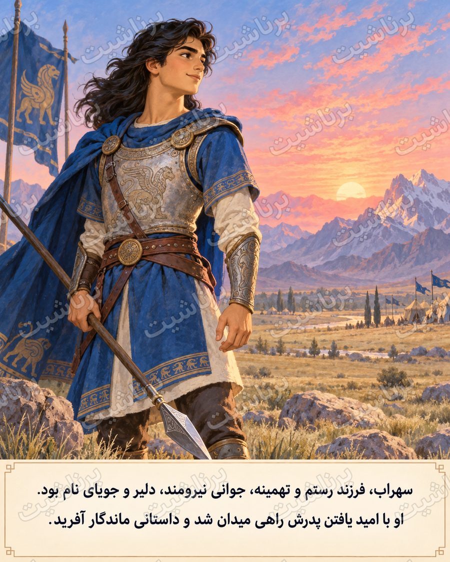 کاربرگ رنگ آمیزی سهراب