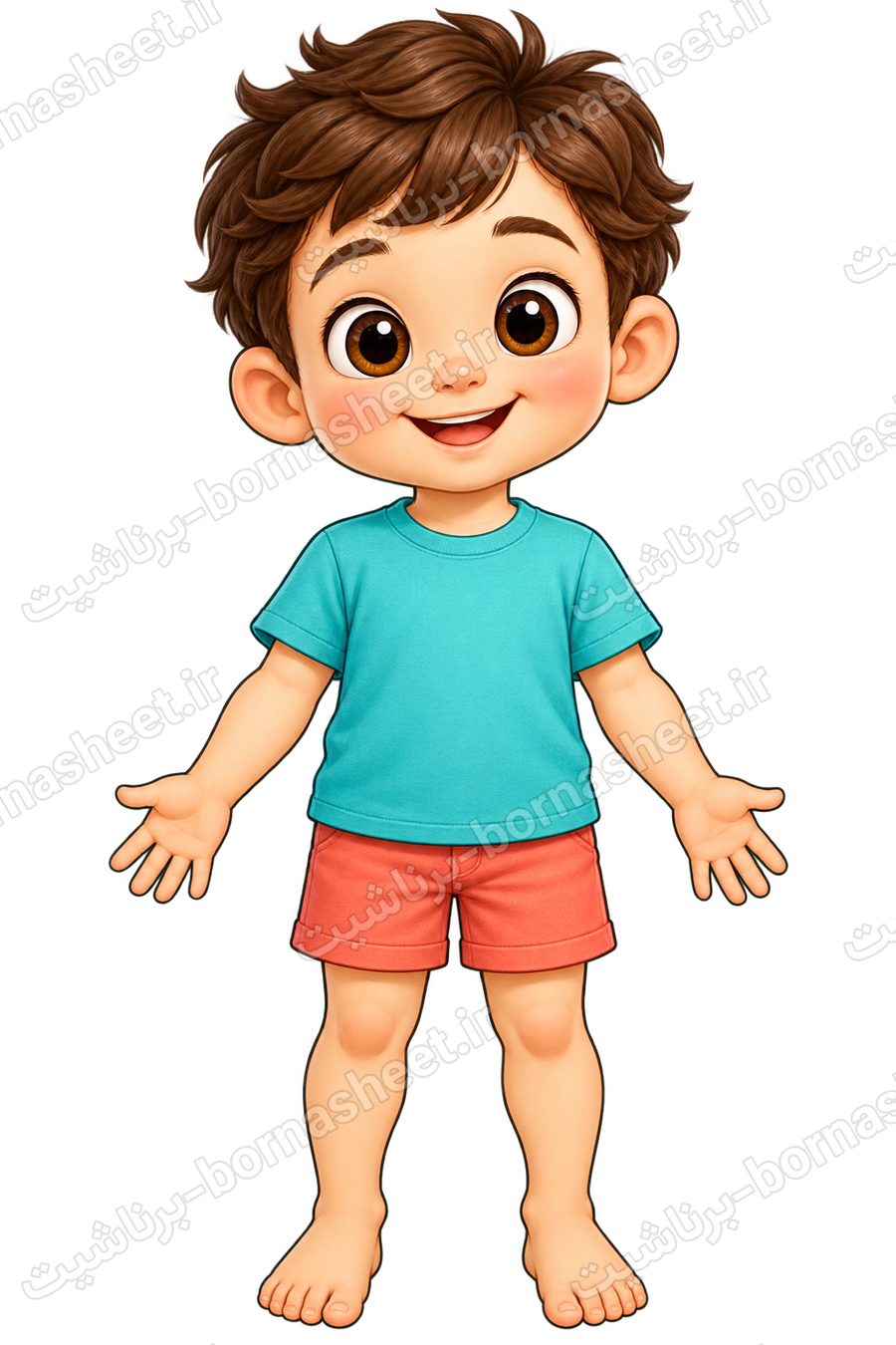 کاربرگ آشنایی با اعضای اصلی بدن